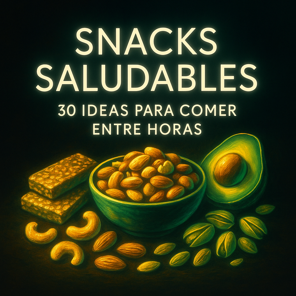 Snacks Saludables: 30 Ideas para Comer Entre Horas